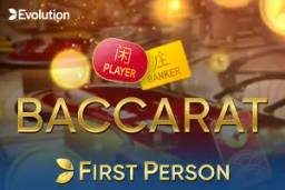 First Person Baccarat by Evolution