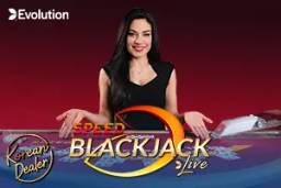Korean Dealer Speed Blackjack by Evolution