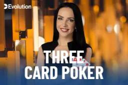 Evolution Live Casino Three Card Poker by Evolution