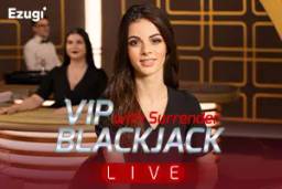 VIP Blackjack Surrender by Ezugi