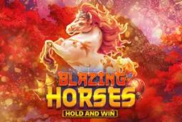 Blazing Horses Hold and Win by Kalamba