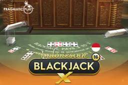 Indonesian BlackjackX 16 by Pragmatic Play Live