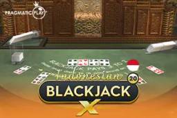 Indonesian BlackjackX 20 by Pragmatic Play Live