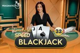 Speed Blackjack 32 Emerald by Pragmatic Play Live