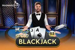 Speed Blackjack 53 Azure by Pragmatic Play Live