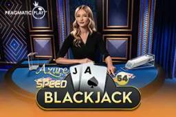 Speed Blackjack 54 Azure by Pragmatic Play Live