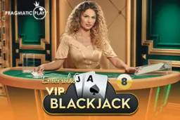 VIP Blackjack 8 Emerald by Pragmatic Play Live