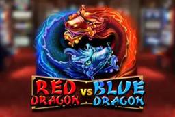 Red dragon vs blue dragon by RedRake