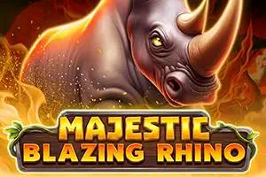 Majestic Blazing Rhino by Spinomenal